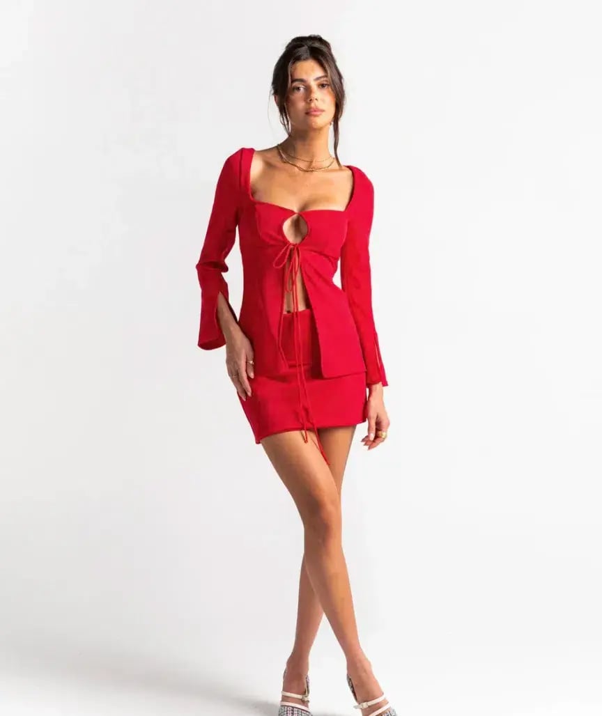 Arcina Ori Selena Set Red Size 8 photo 2