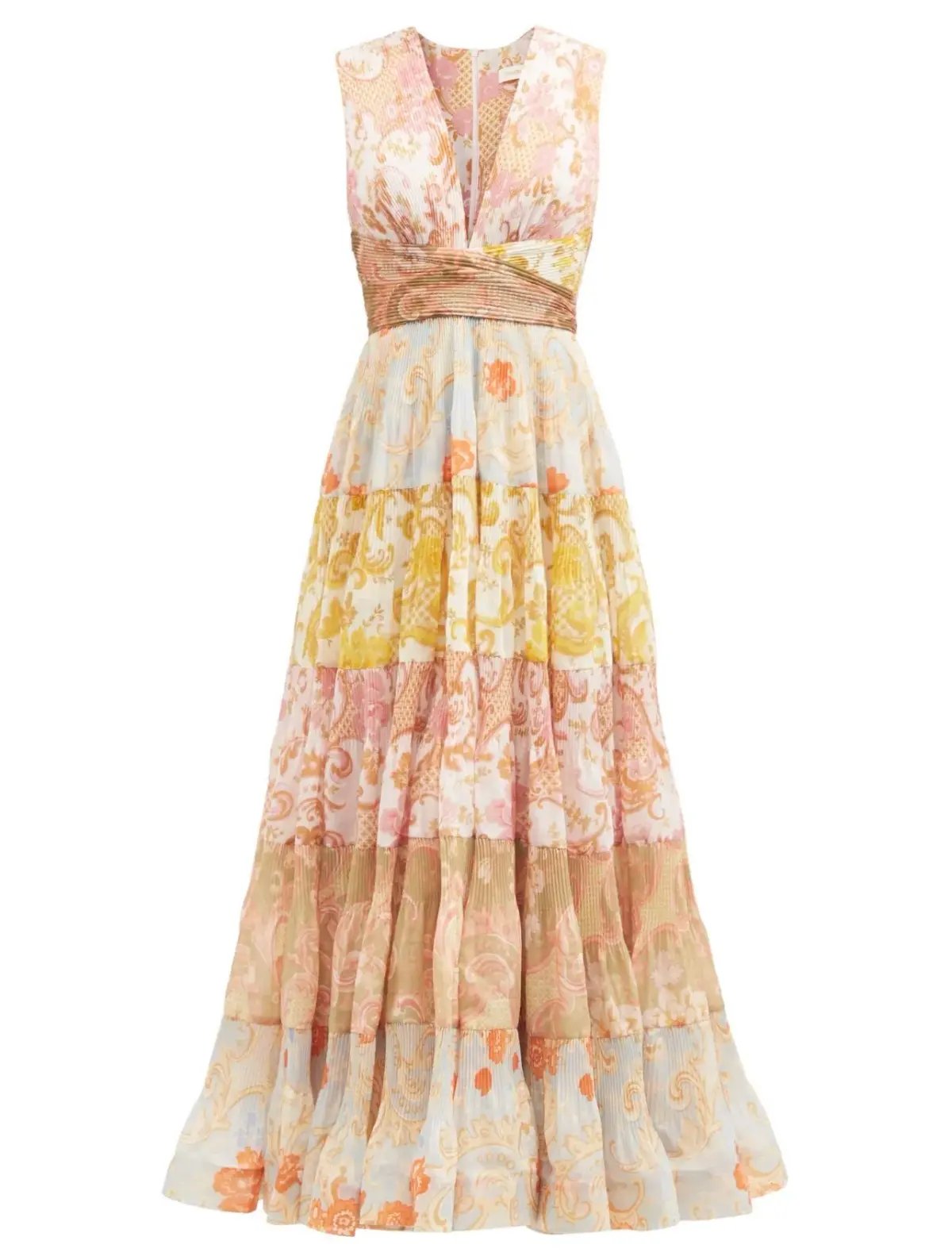 Zimmermann Postcard Pleated Midi Dress photo 2