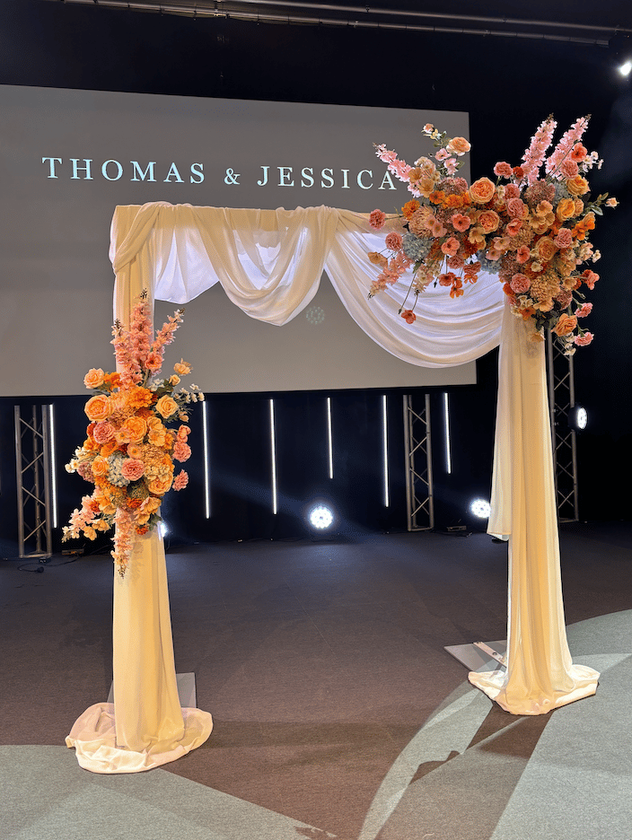 White Square Wedding Arbour photo 5