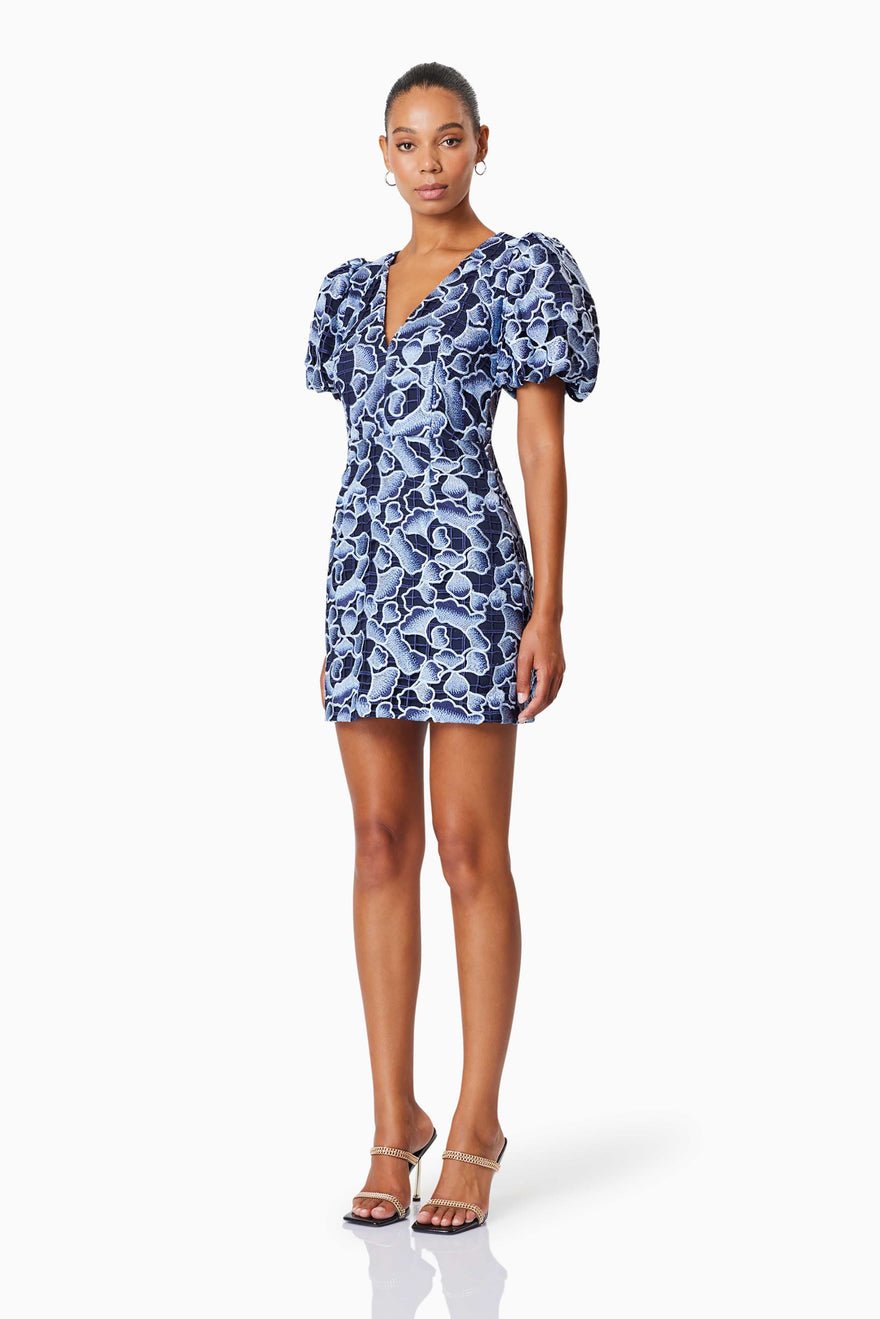 Elliatt Mila Mini Dress - Navy Multi photo 5