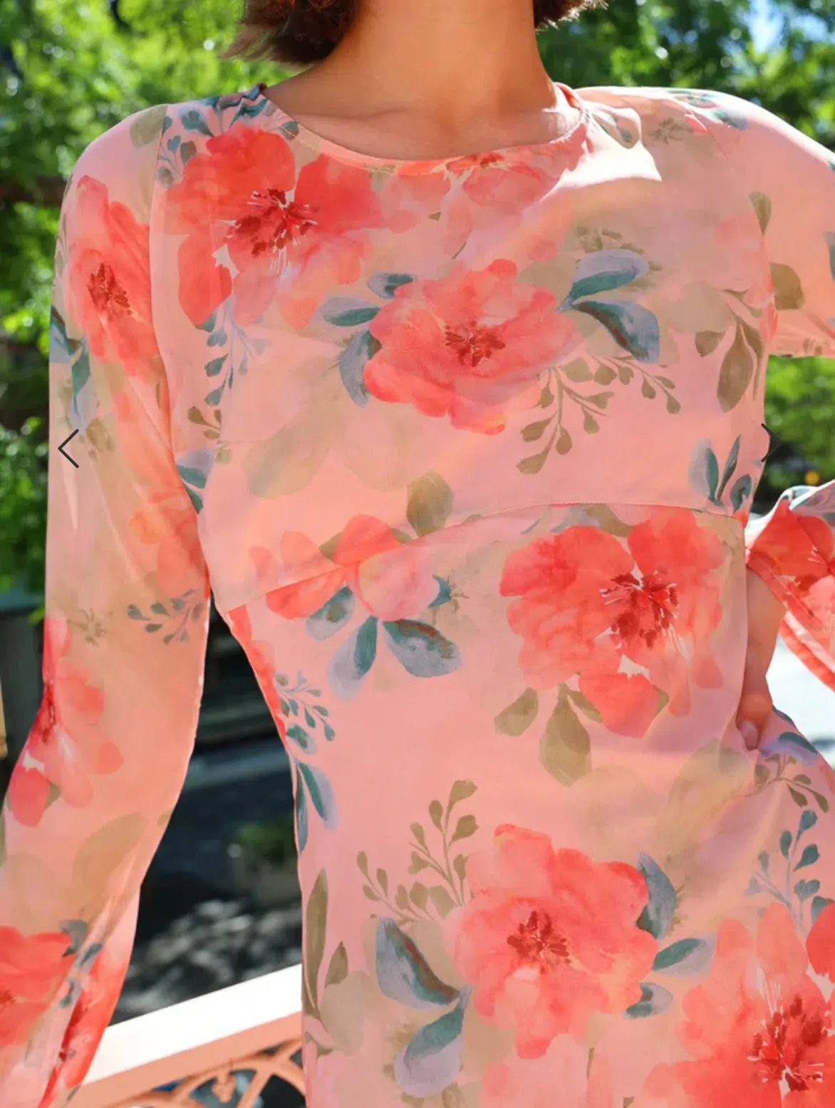 Ownley Valentina Maxi Dress in Watermelon Size L / AU 12 photo 2