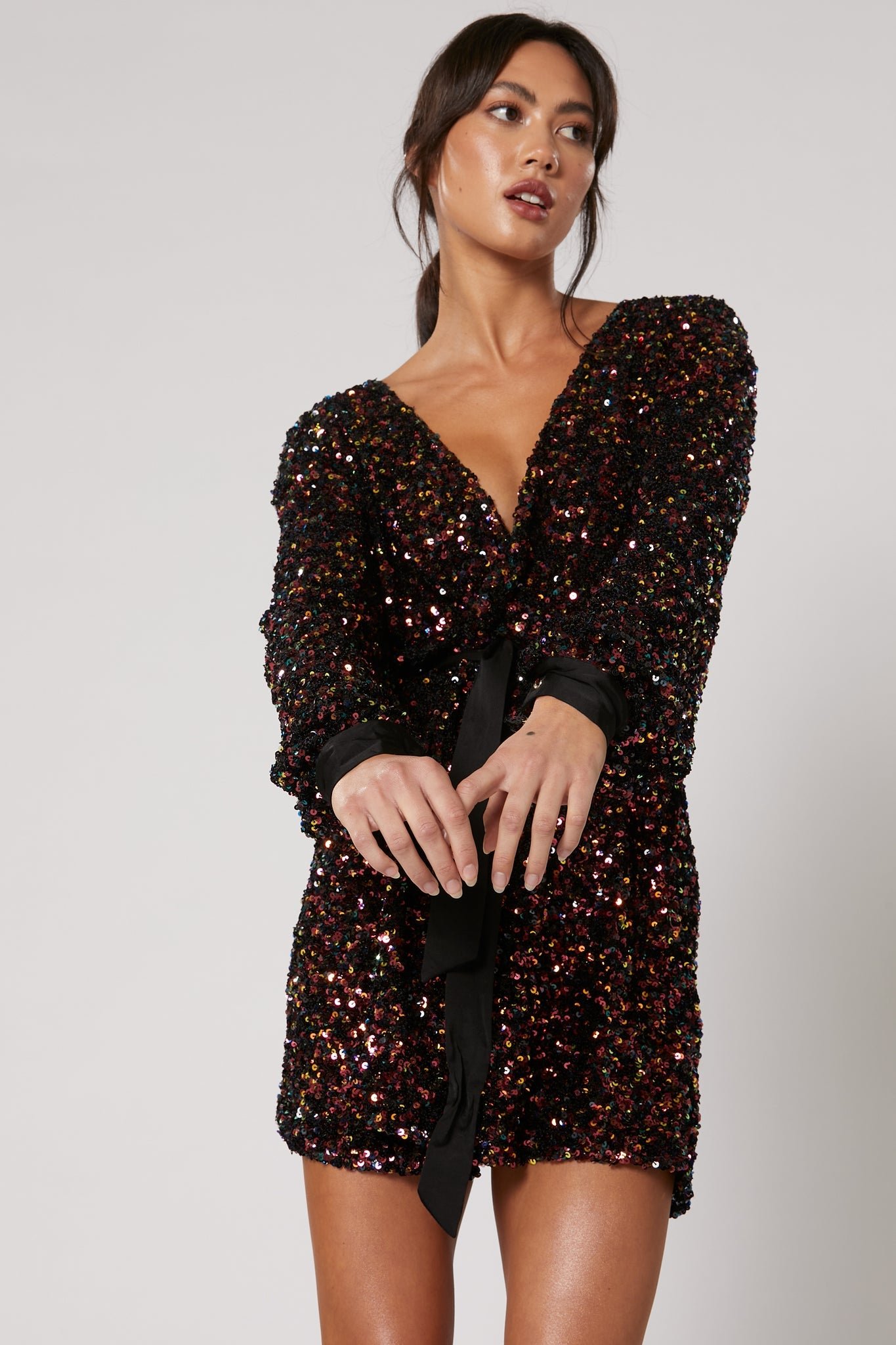 WINONA LUMI CLASSIC DRESS - WINE MULTI photo 6