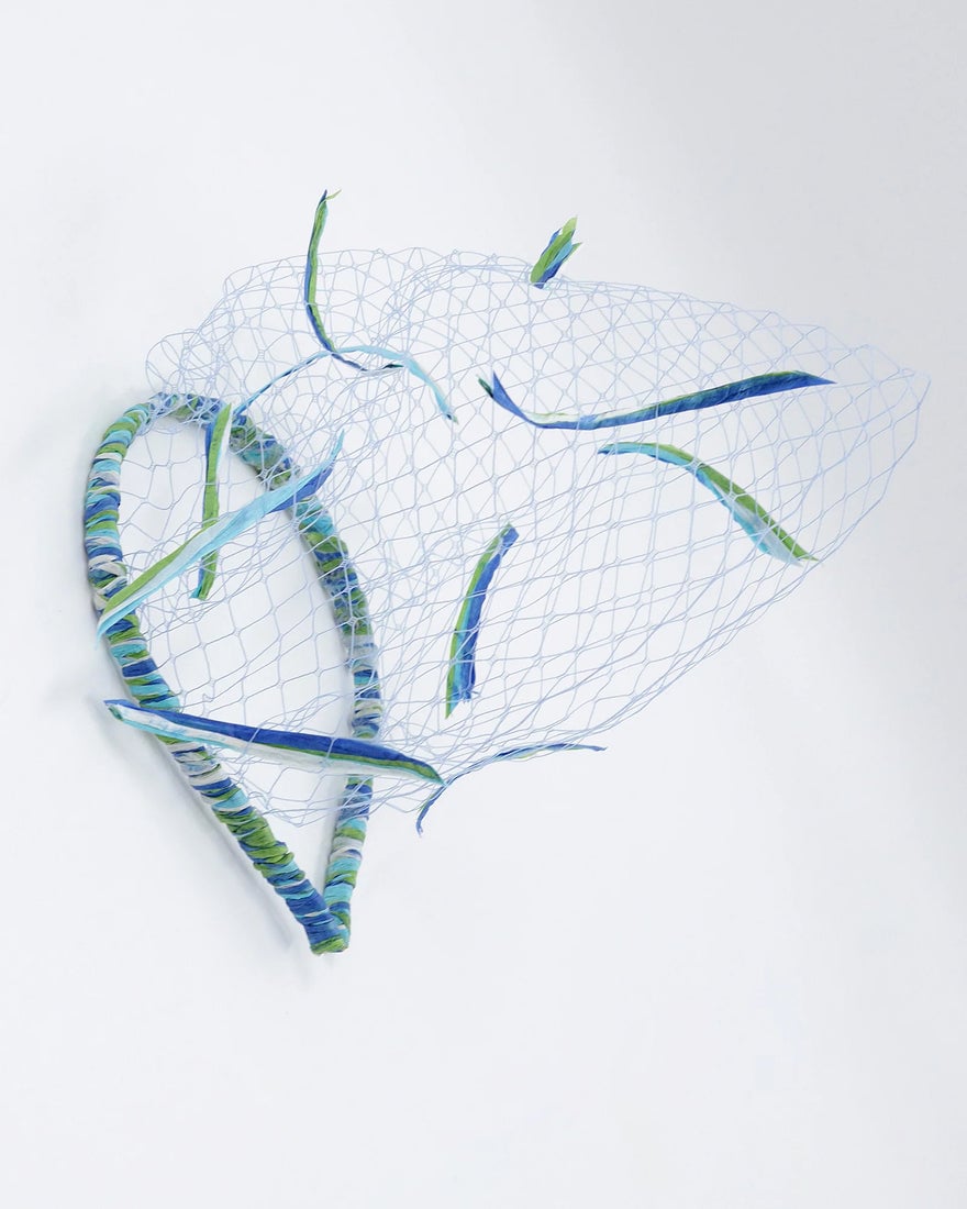 Ford Millinery Whimsy Headpiece - Light Blue photo 2