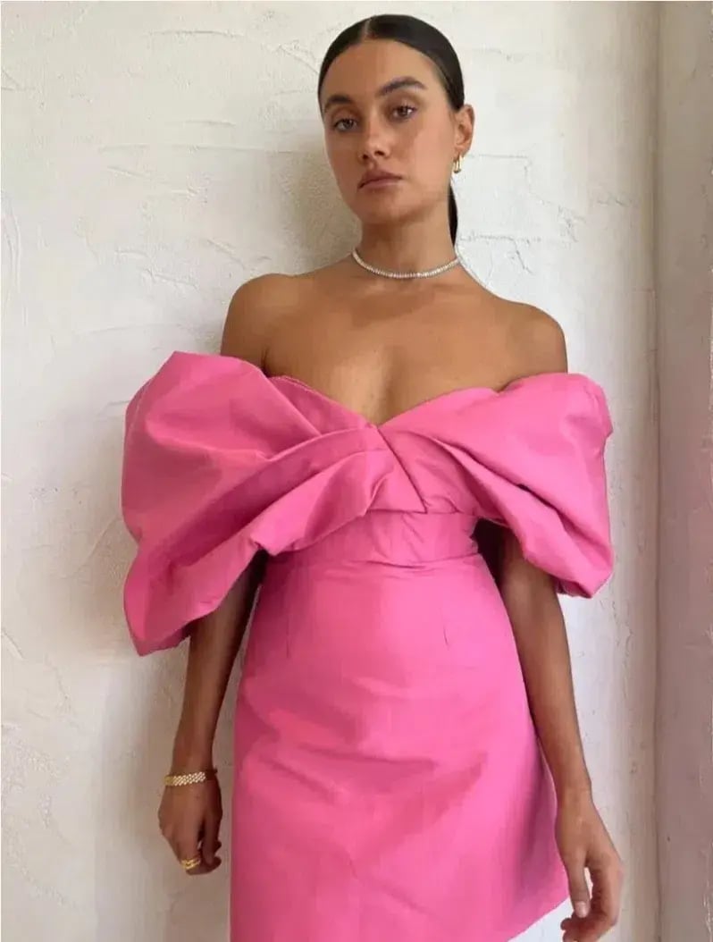 Rachel Gilbert Xavier Mini Dress Pink Size 3 / AU 12 photo 2
