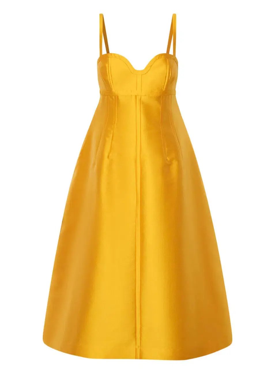 Oroton Sculptured Bodice Dress Marigold Size 8 photo 5