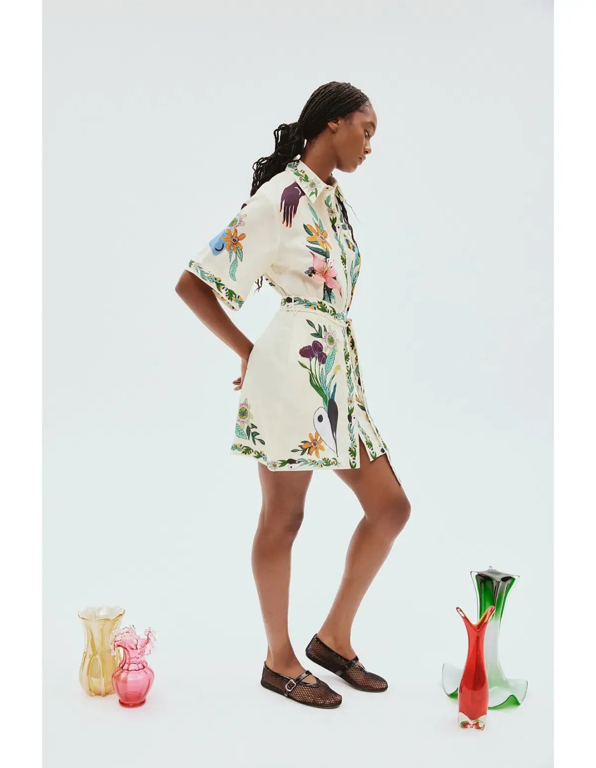 Alemais Meagan Mini Dress Print Size 12 photo 2