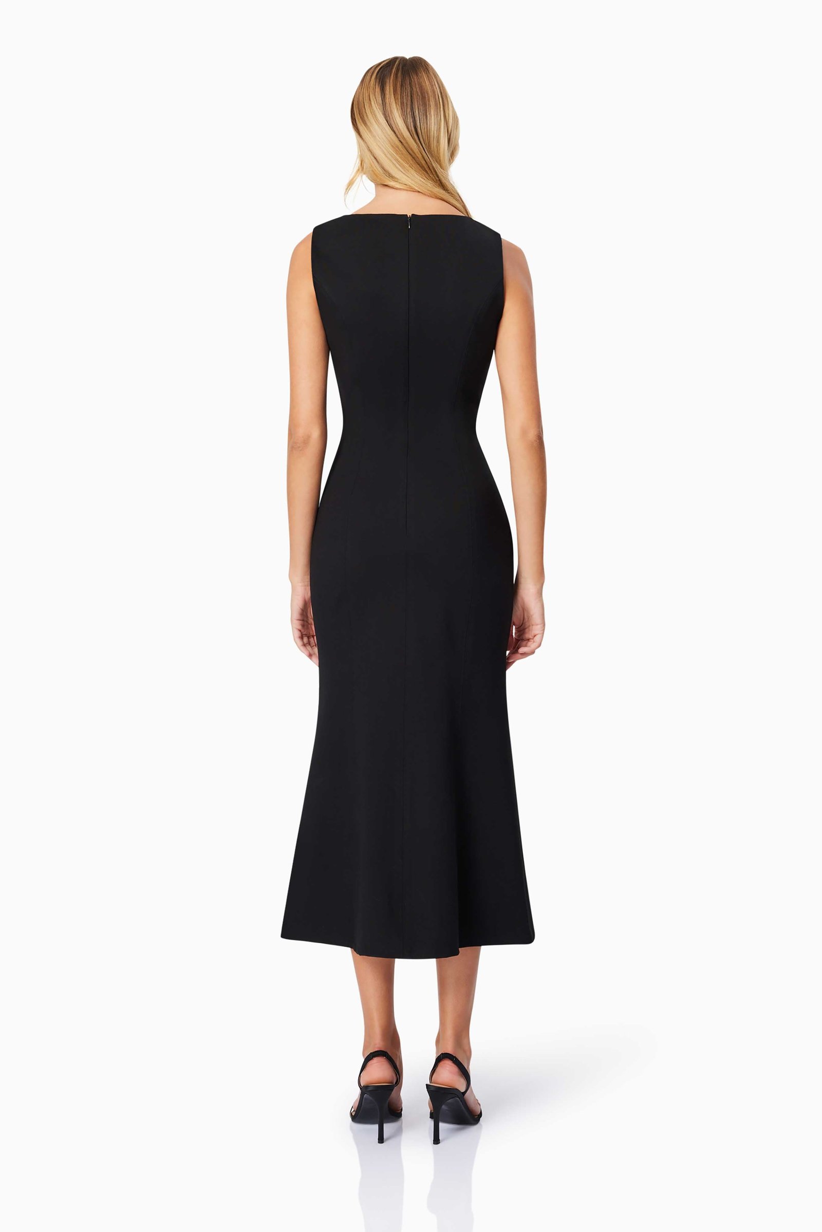 ELLIATT EDEN MIDI DRESS - BLACK photo 4