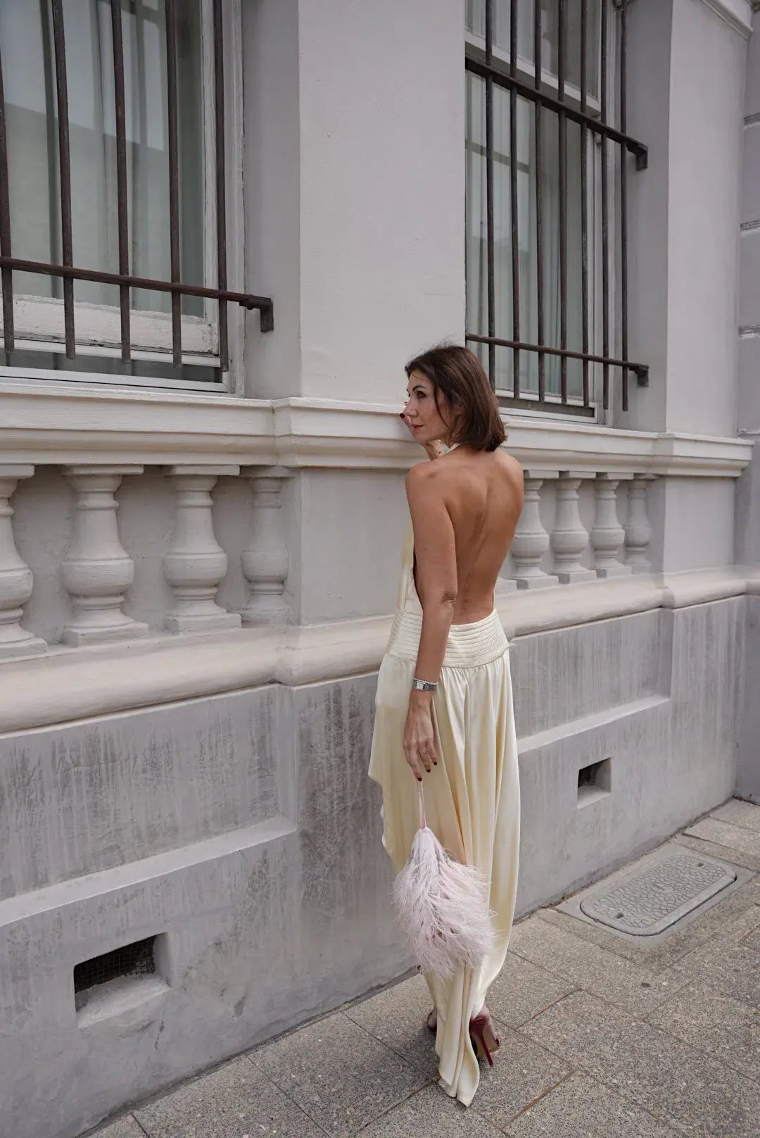 Orseund Iris Gown Cream Size AU 6 photo 5