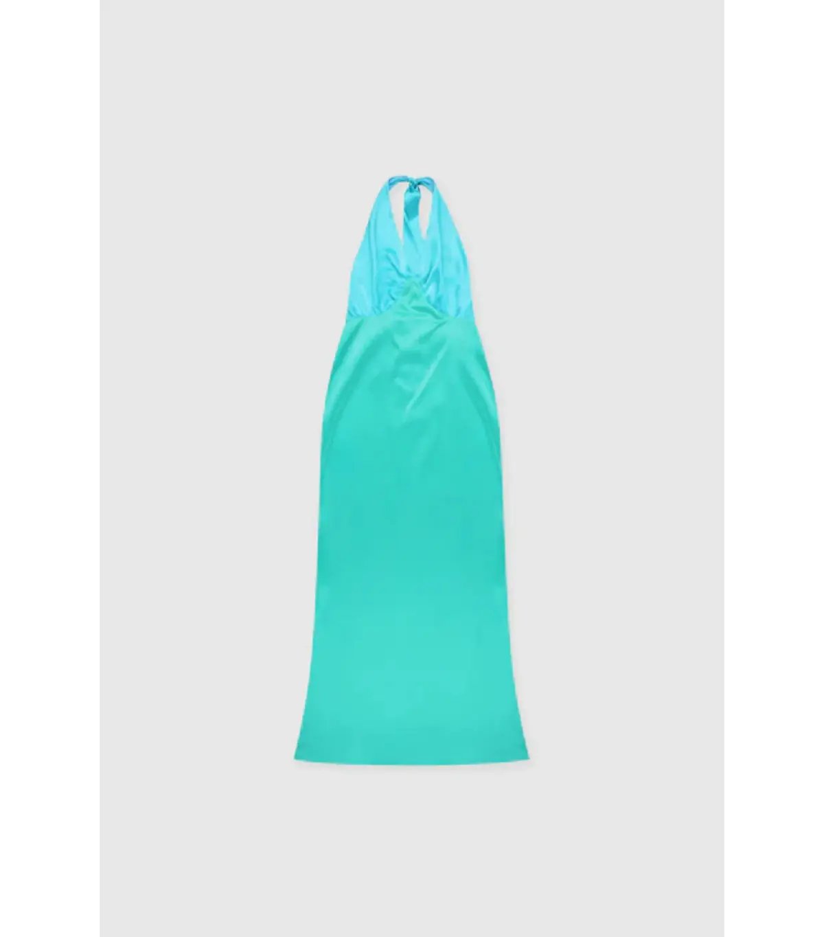 The Wolf Gang Oahu Slip Dress In Aquamarine Size AU 6 photo 4