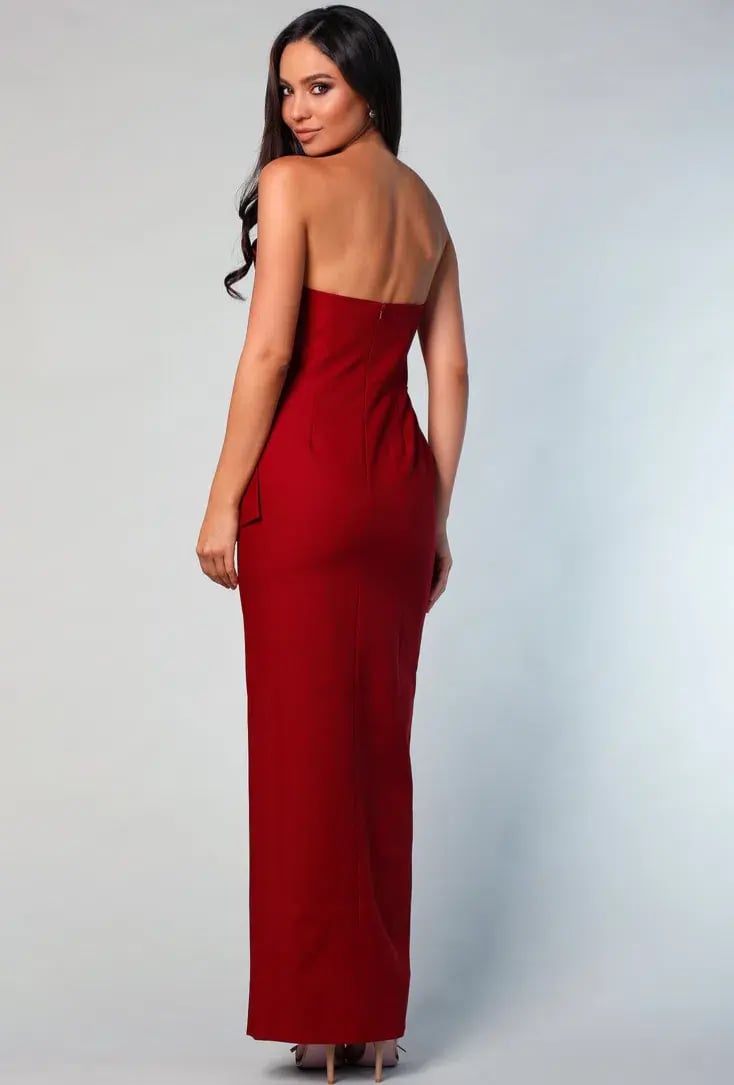 Samantha Rose Stellina Gown Wine Size AU 10 photo 2