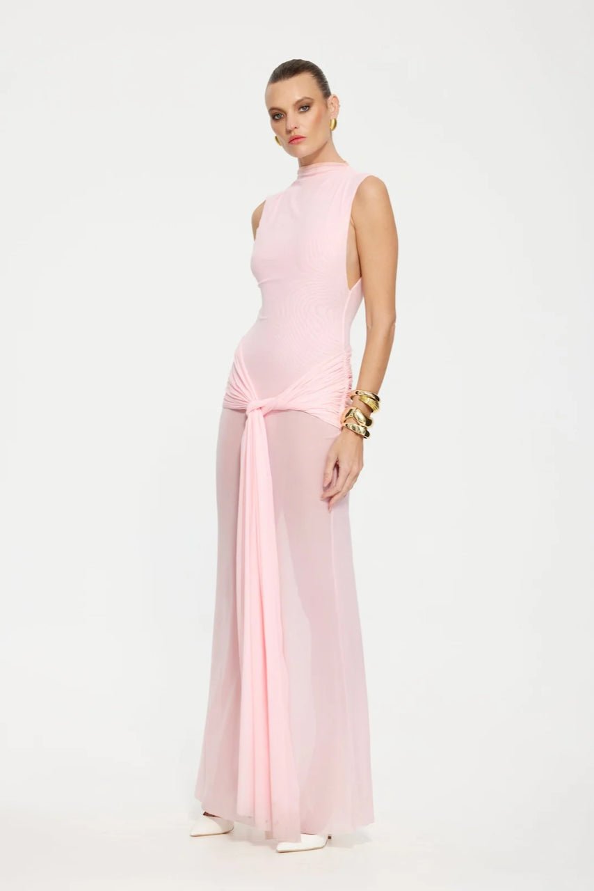 EFFIE KATS ROZA MAXI DRESS - PETAL PINK photo 5