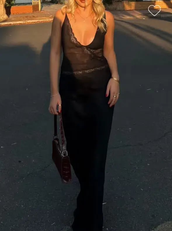 Bec & Bridge Abrielle Lace Maxi Dress in Black Size AU 6 photo 4