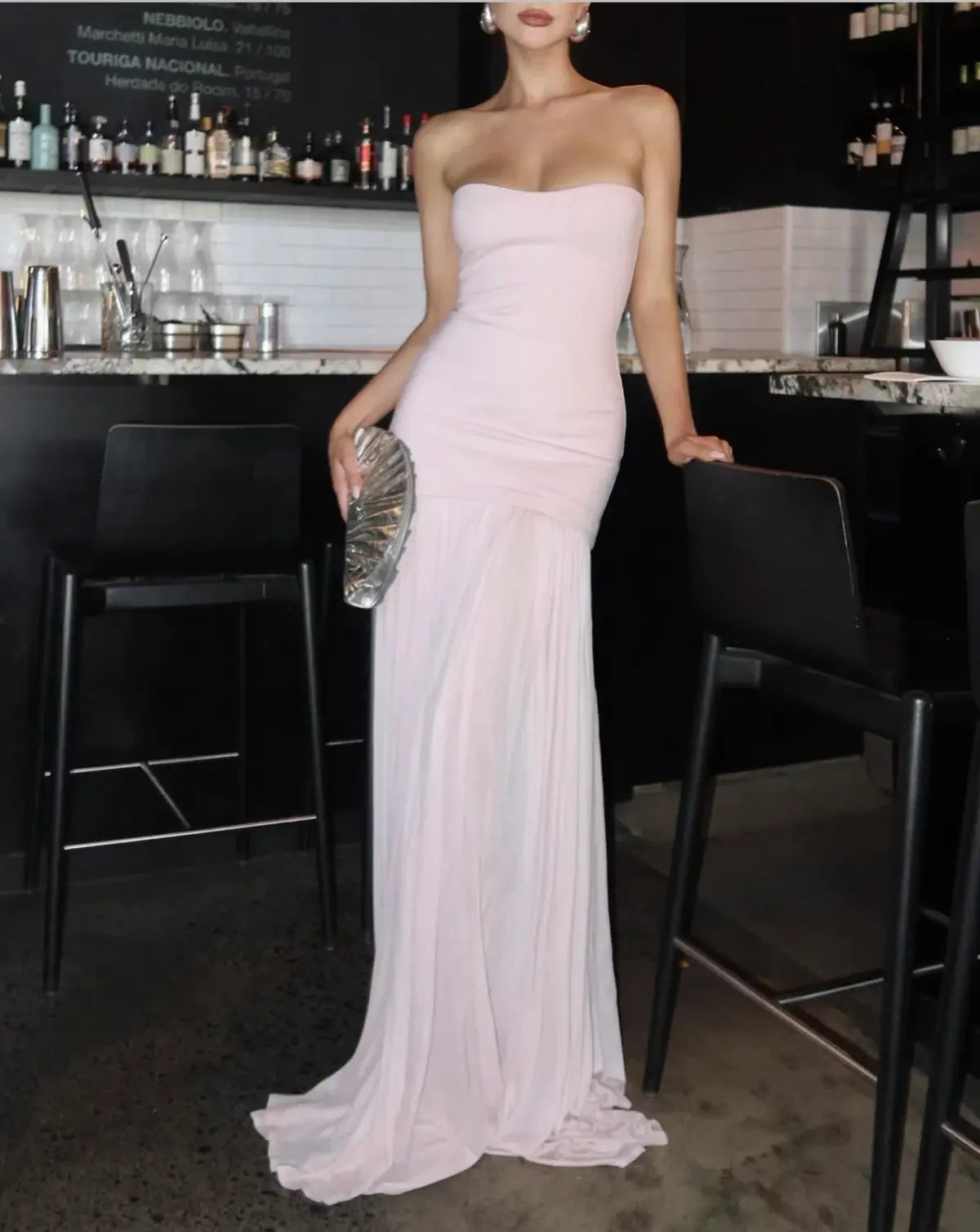 Helsa The Naomi Dress Barely Pink Size S / AU 8 photo 8