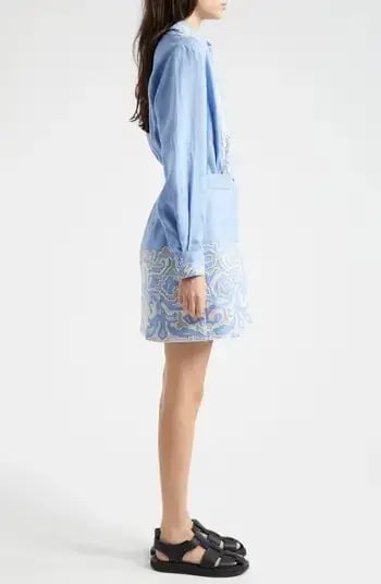 Alemais Arion Mini Dress Cornflower Blue Size AU 10 photo 16