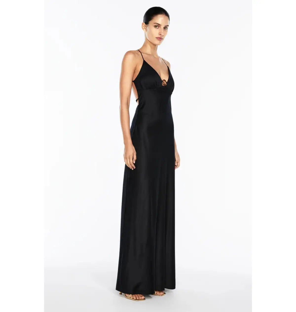 Manning Cartell Liquid Asset Slip Dress Black Size AU 12 Fits 10-12 photo 2
