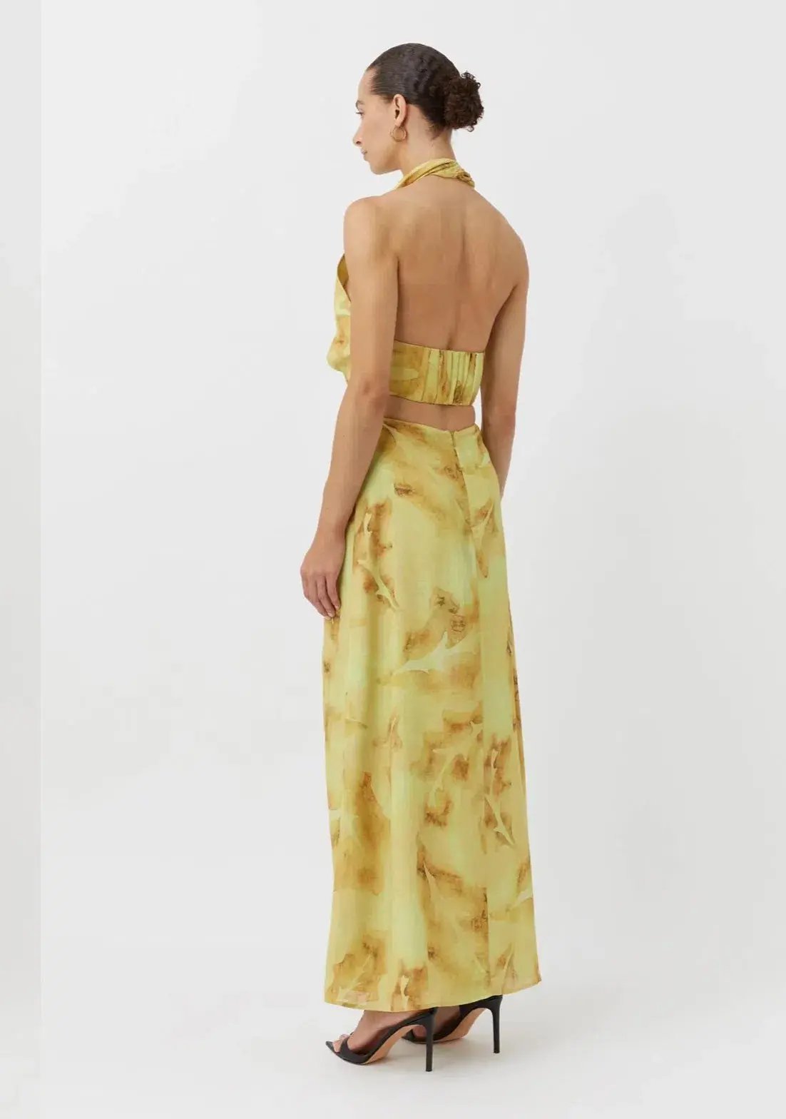 Camilla & Marc Koa Cocoon Maxi Dress Yellow Size 6 photo 2