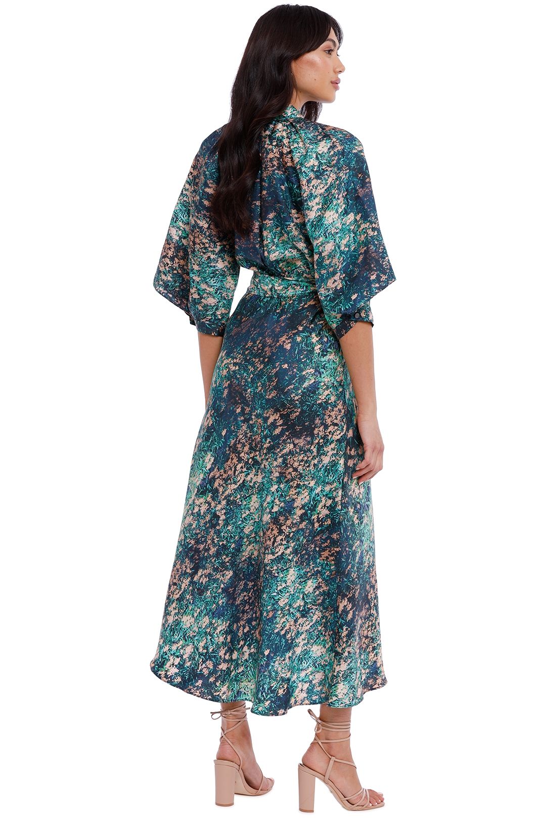 Night Grass Wrap Dress photo 5