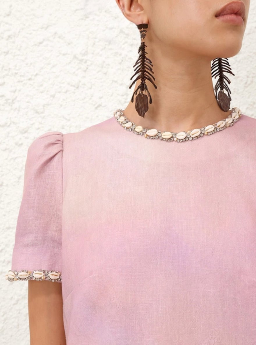 Zimmermann Dawning Embellished Mini Dress photo 3