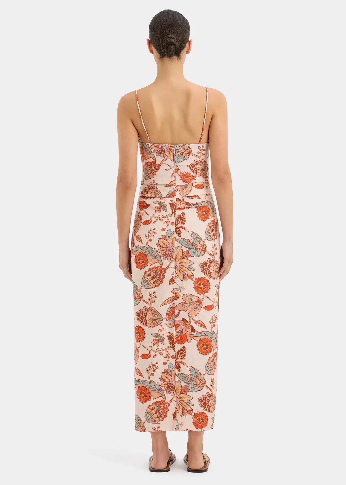 Sir The Label Noemi Balconette Midi Dress Floral Size 1/Au 8 photo 2
