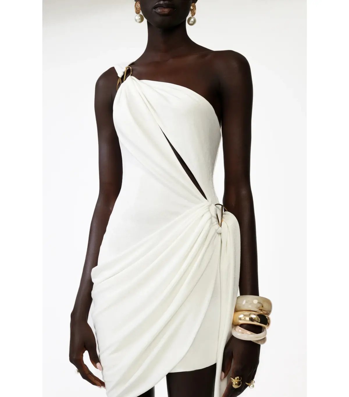 Khanums Klex Mini Dress Ivory Size AU 8 photo 2