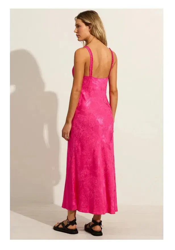 Auguste Margarita Midi Dress Pink Size 8 photo 2