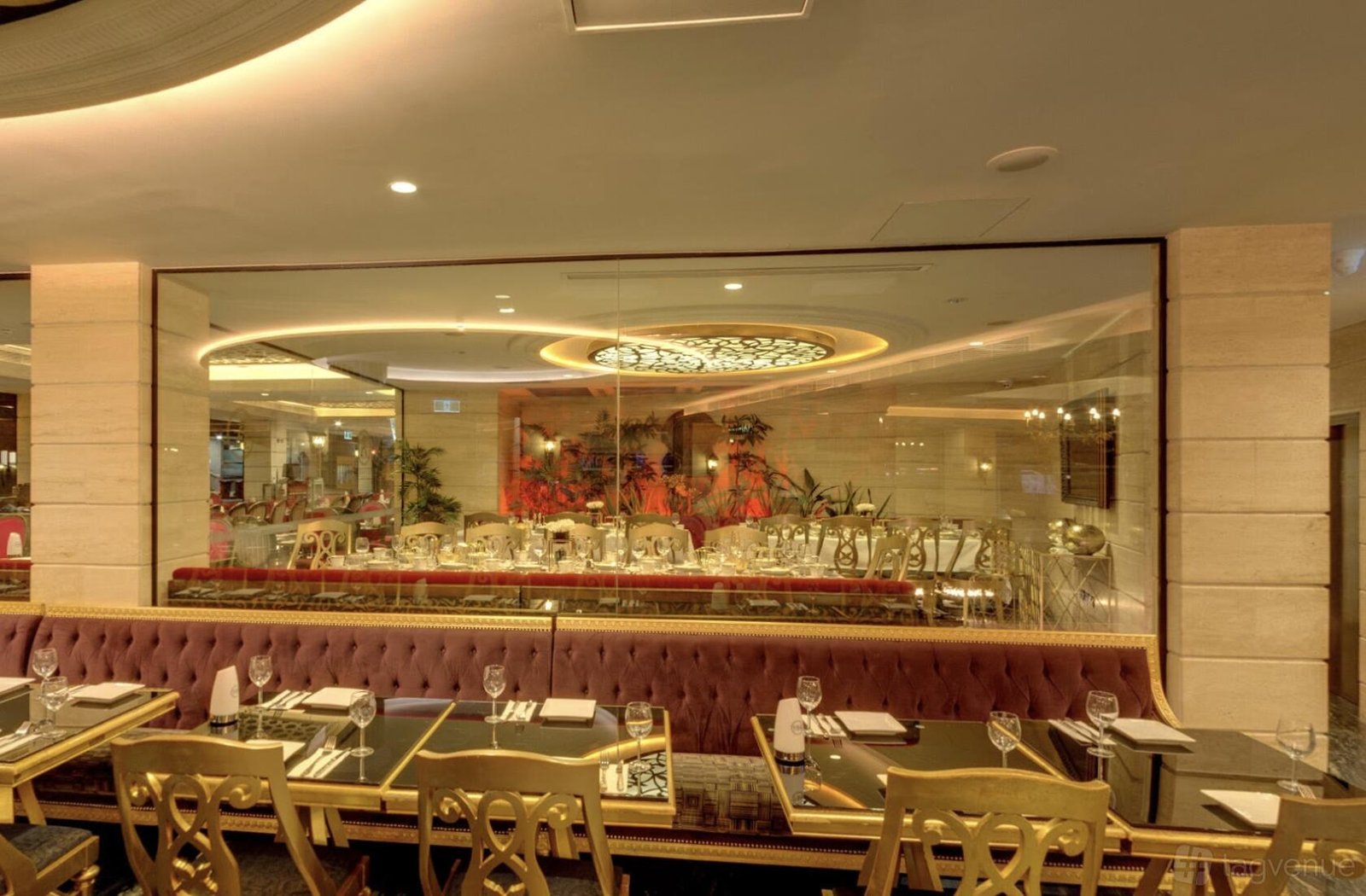 Indoor Dining Room at Armani Restaurant photo 9
