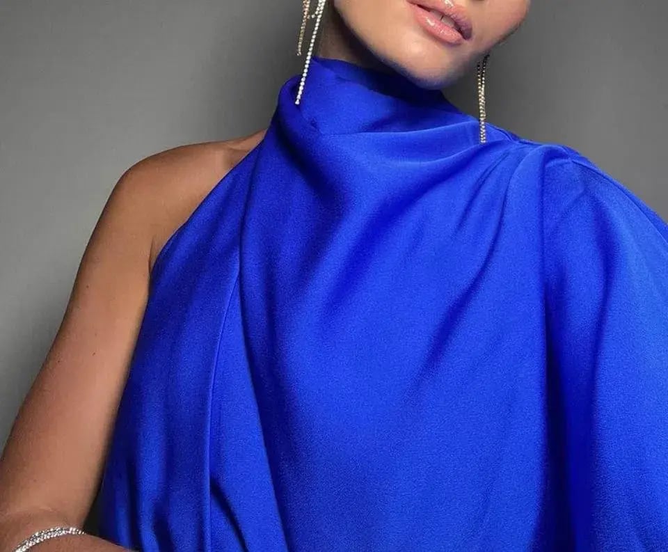 Sheike Olivia Maxi Dress Cobalt Blue Size 10 photo 7
