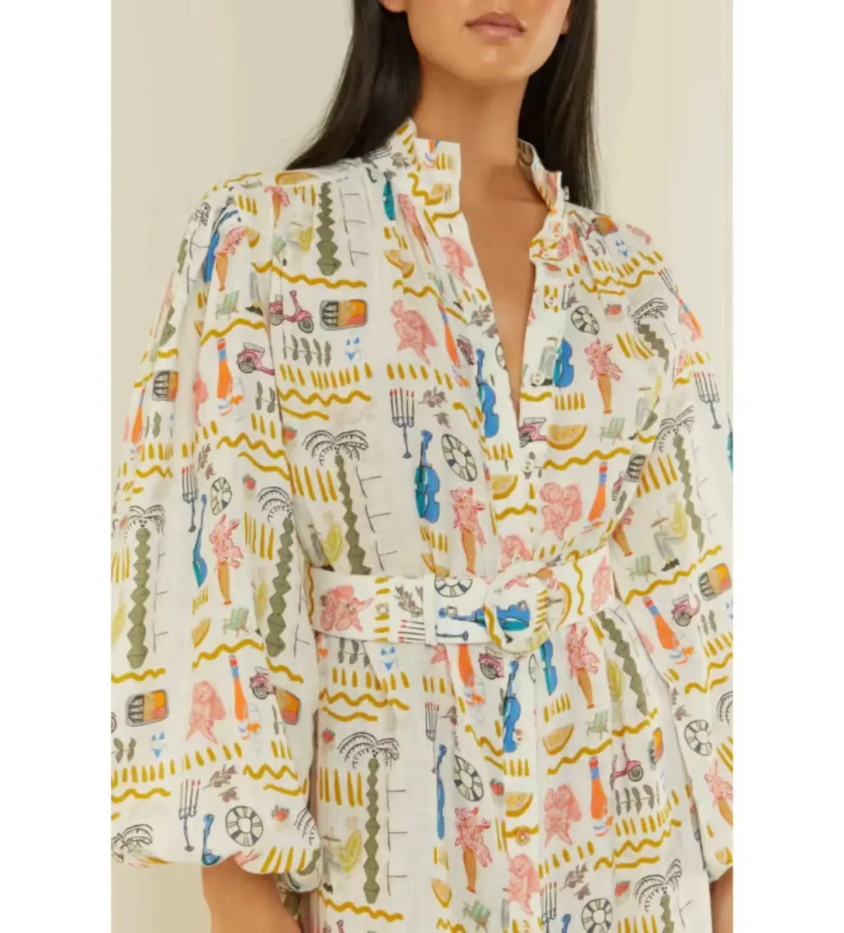 Palm Noosa Noddy Dress in Verano White AU 8 photo 3