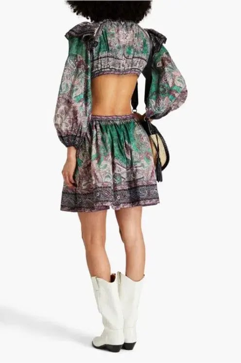 Zimmermann Anneke Ruffle Mini Dress Size 0 / AU 8 photo 5
