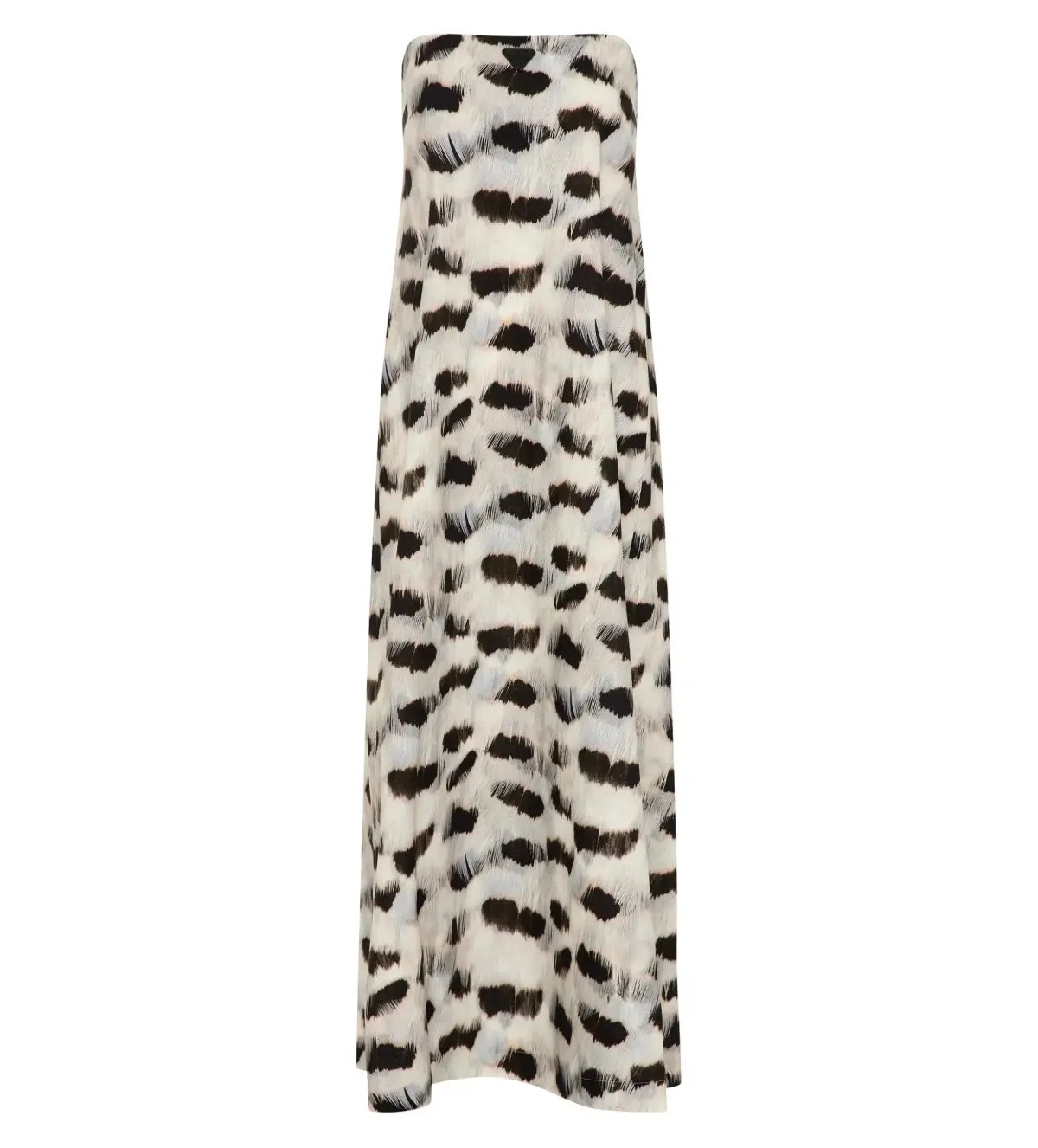 Aje Airlie Strapless Maxi Dress Light Plume Size 10/M photo 5
