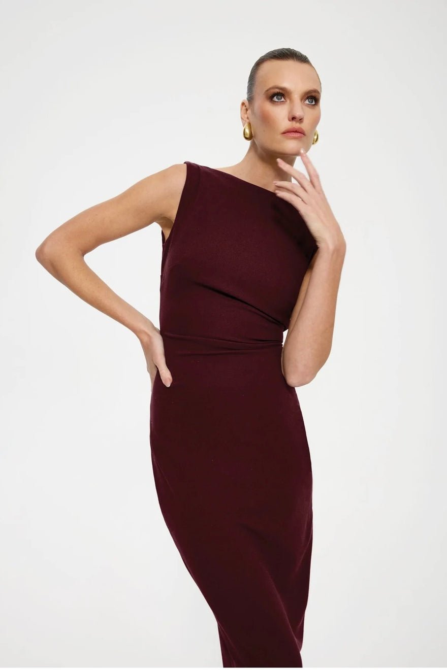 Effie Kats Verona Gown - Wine photo 3