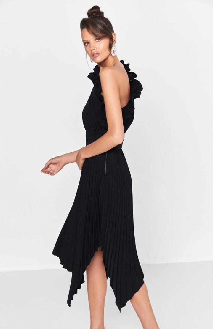 Mossman The Lady Like Dress Black Size 12 photo 4
