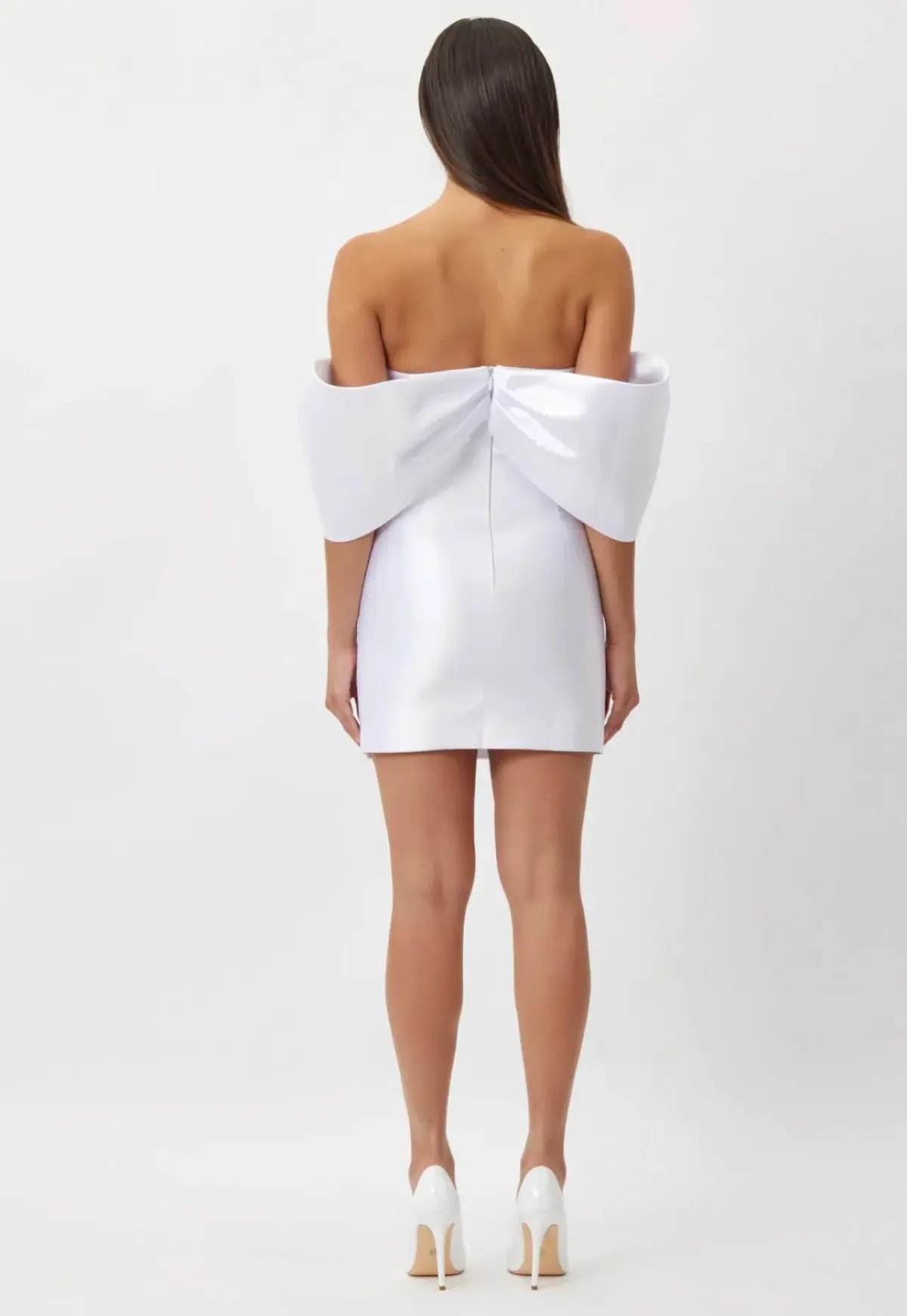 Bianca & Bridgett Eden Mini Dress White Size 8 photo 3