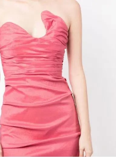 Rachel Gilbert Cheri Dress in Pink Size 10 photo 2