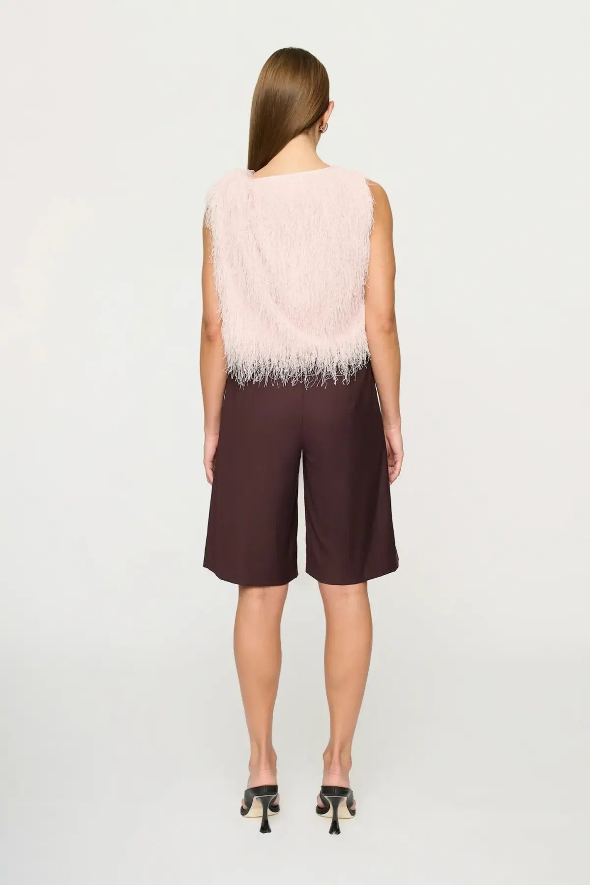 Clea Khalo Fringe Top Pink Size AU 8 photo 2