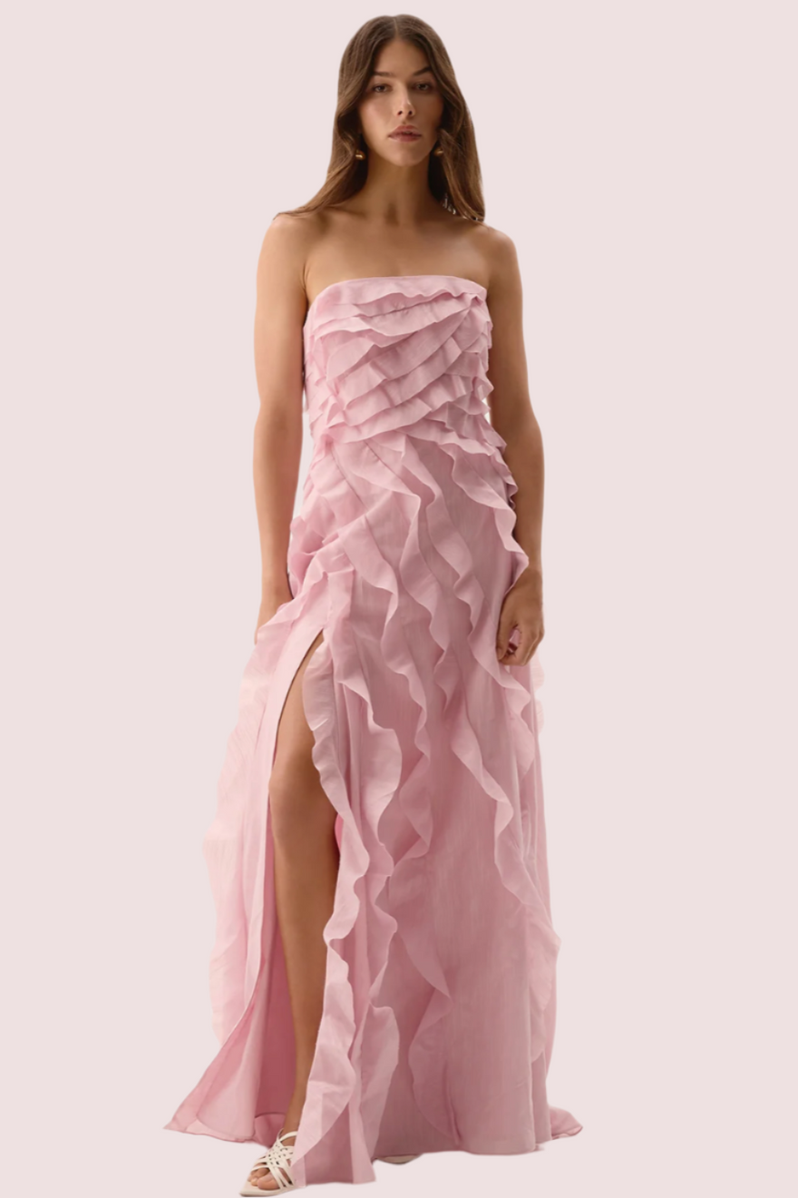 Aje Allarie Gown Pink photo 2