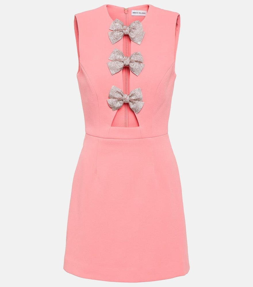 Rebecca Vallance Brittany Bow Mini Dress photo 3