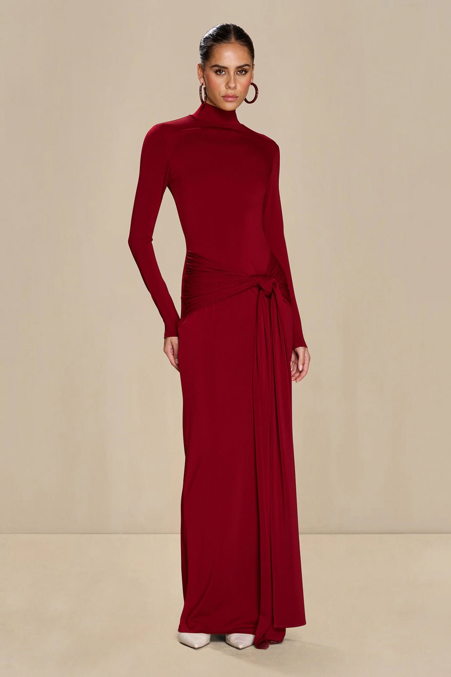 Sonya Aurelia Gown - Merlot photo 3