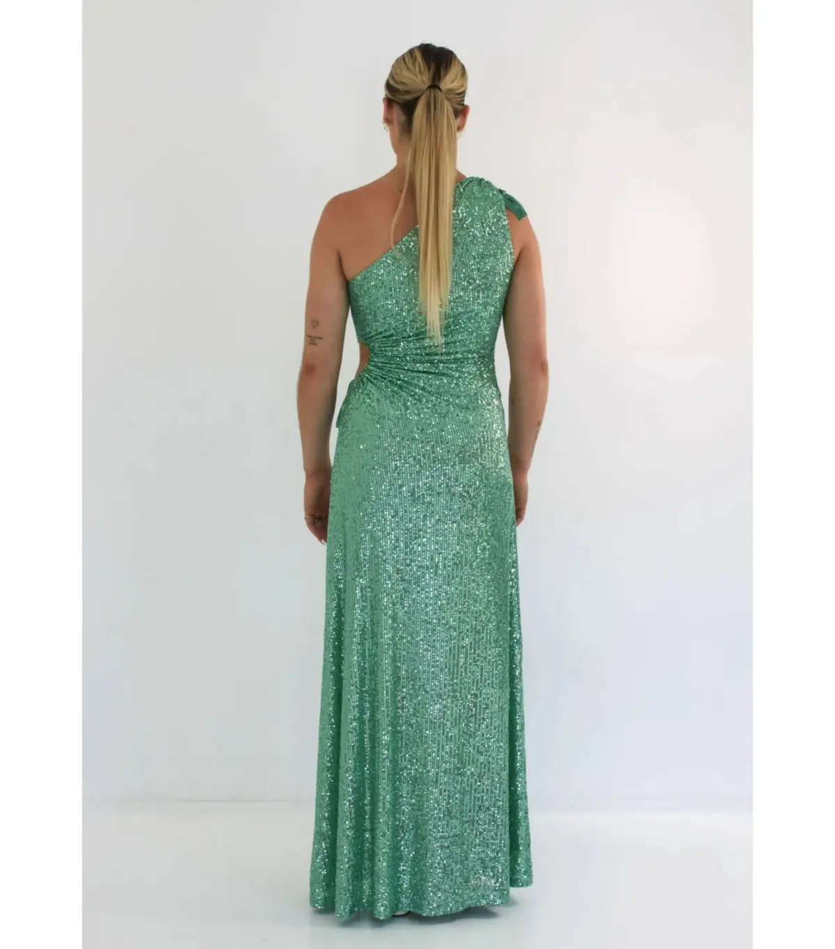Sonya Moda Nour Mint Sequins Dress Mint Sequins Size AU 10 photo 3