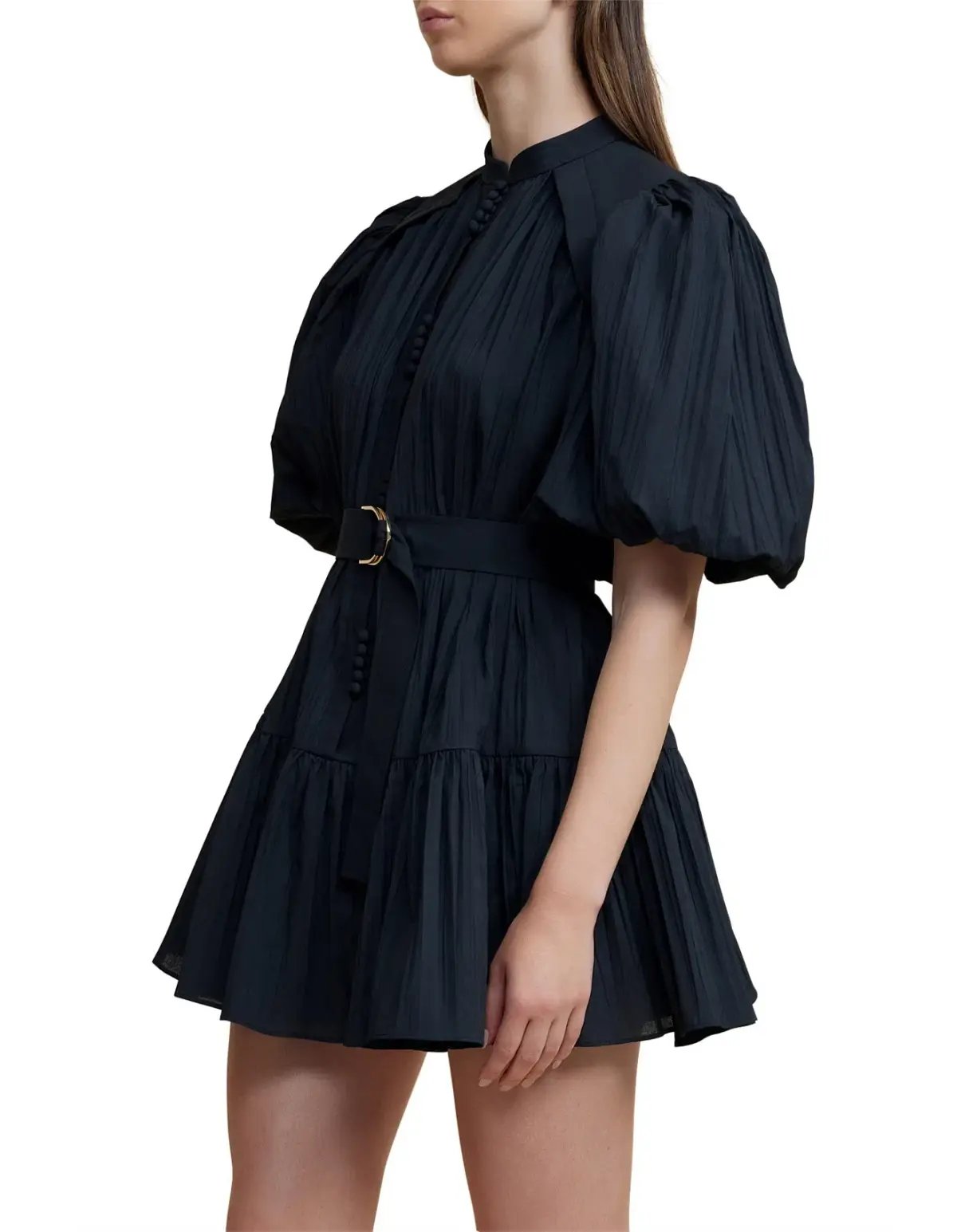 Acler Cardine Mini Dress Black Size 10 photo 3