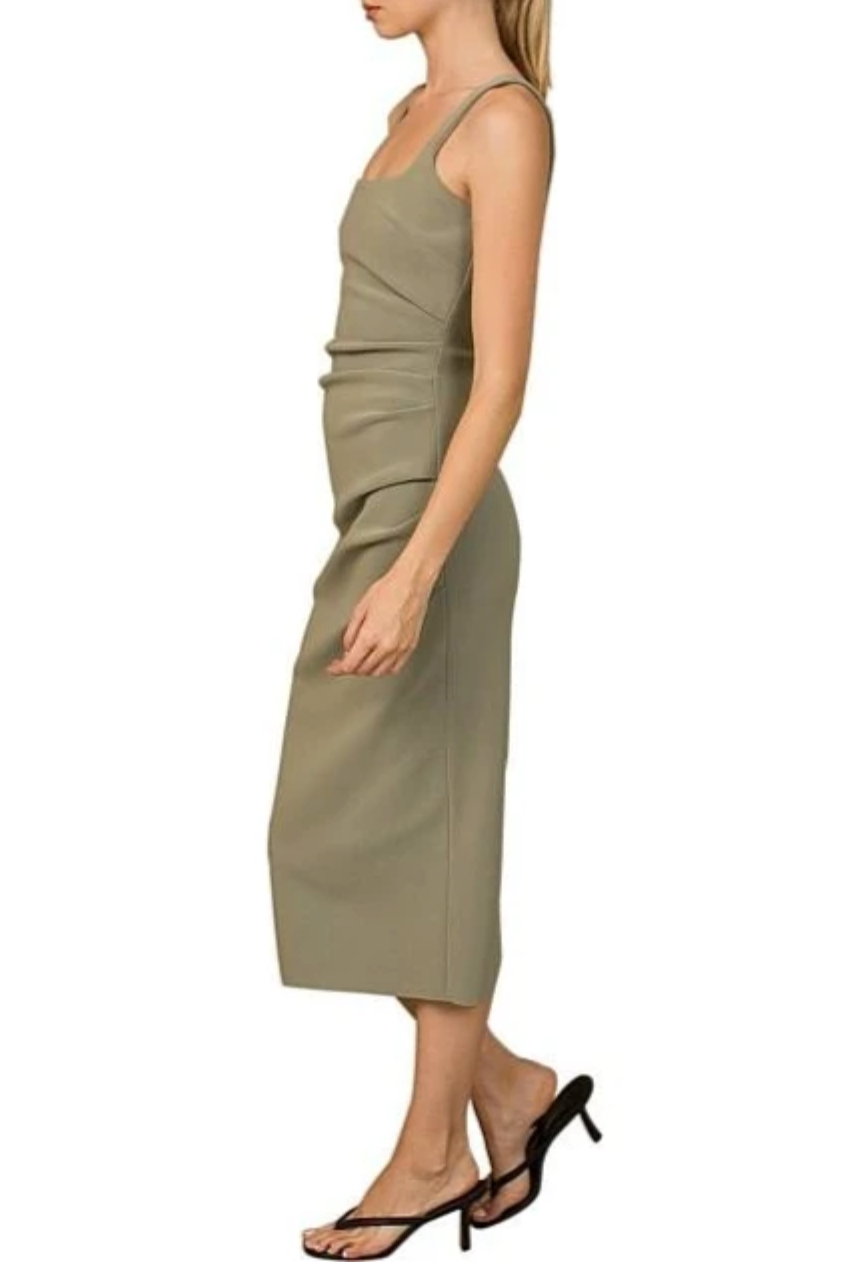 BEC & BRIDGE PALOMA MIDI DRESS - SAGE photo 3