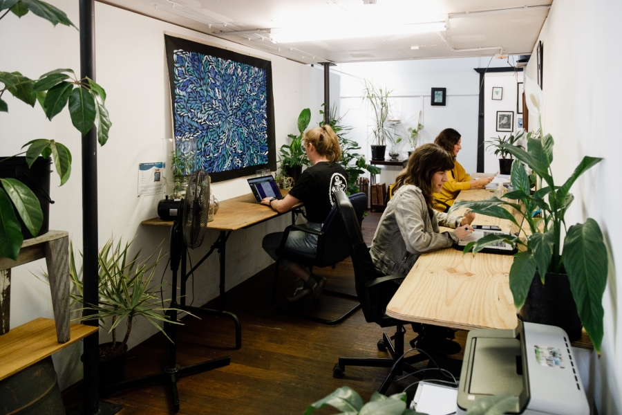 Coworking desks at Nauti Studios, Hazelbrook photo 5