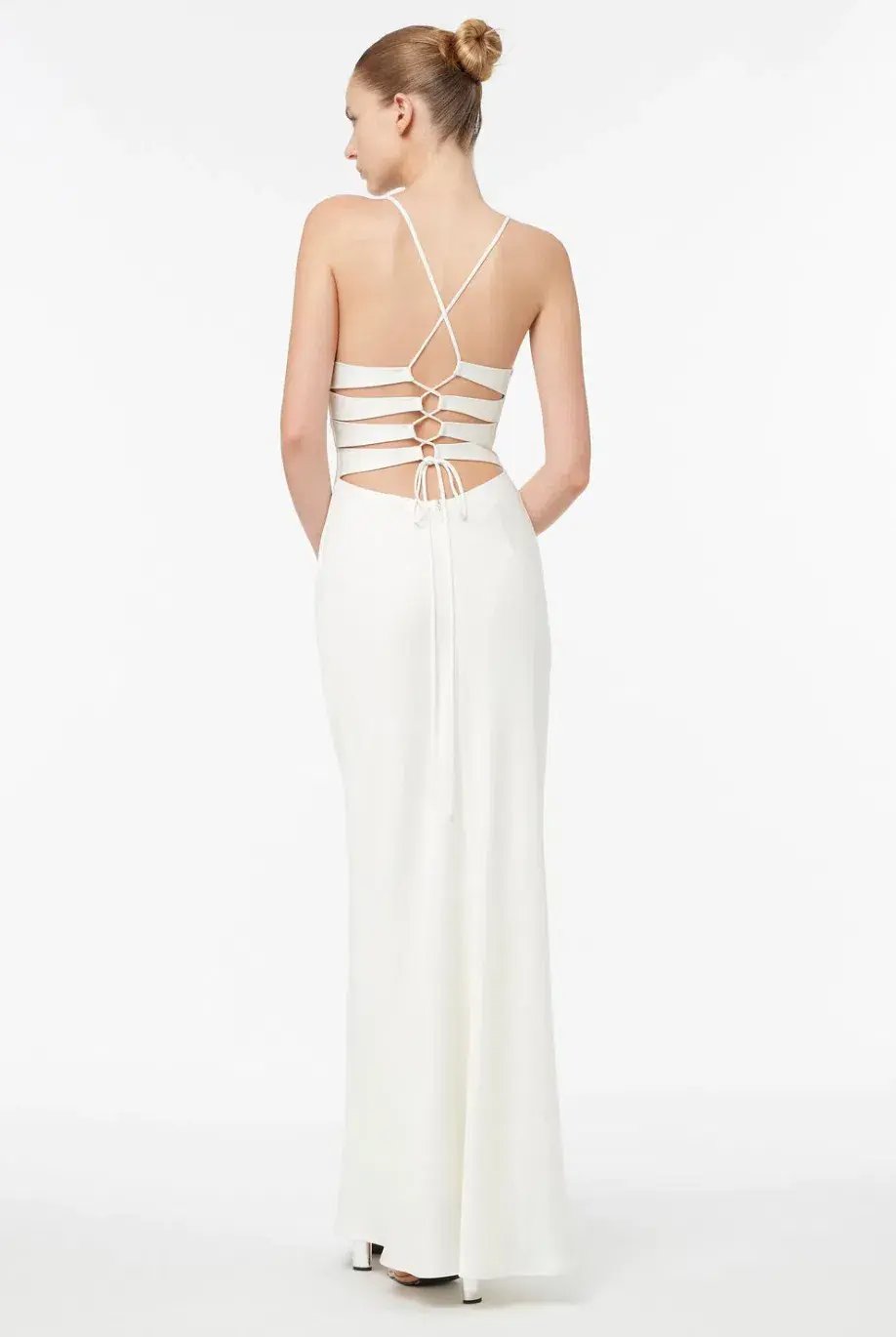 Manning Cartell Time to Shine Slip Dress Off White Size 10 photo 2