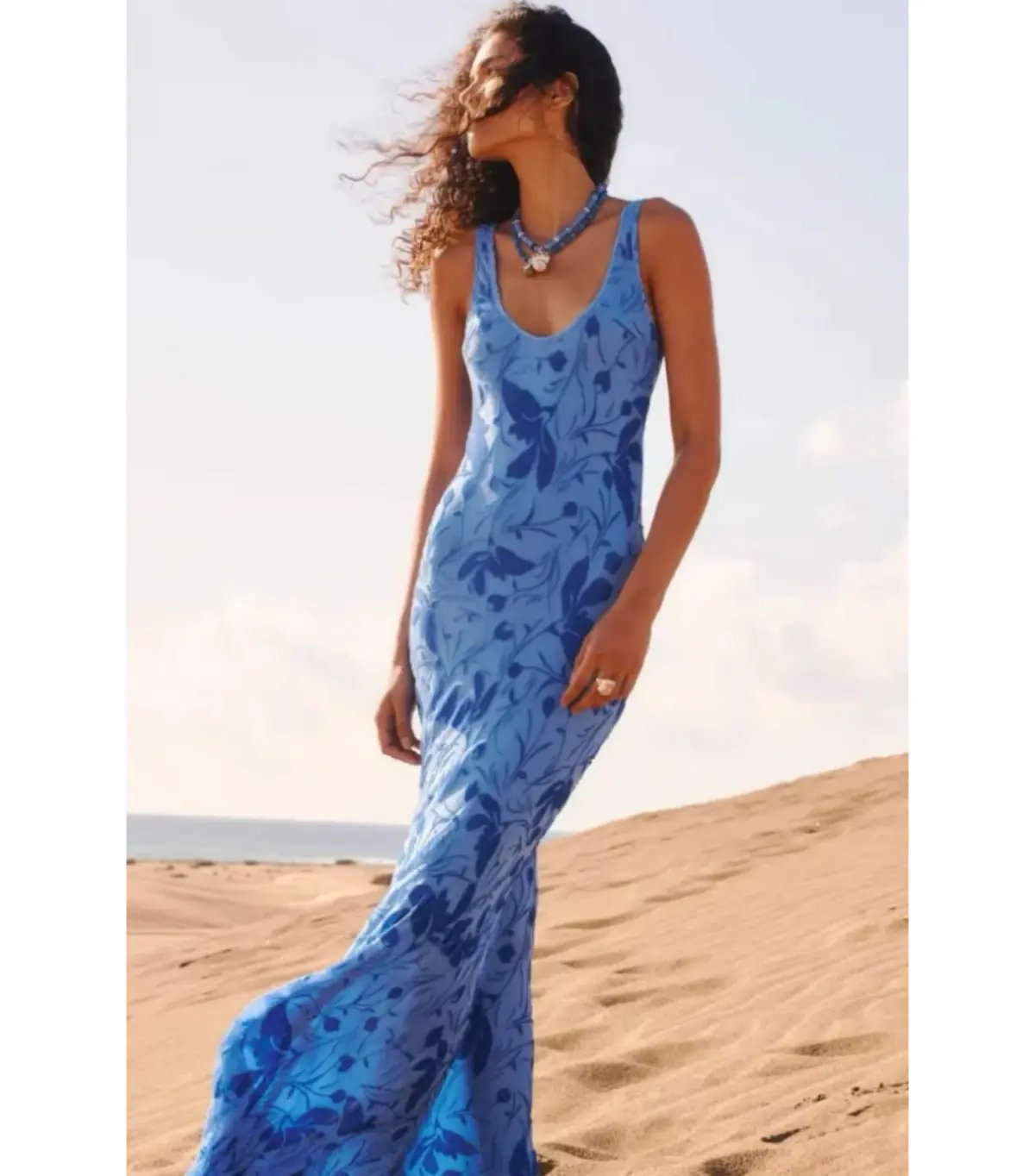 Rat & Boa Inez Maxi Dress Blue Size 10 photo 4