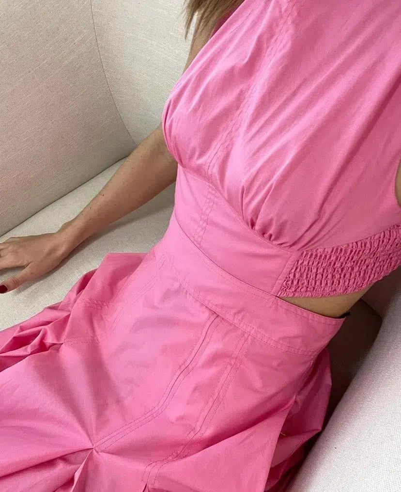 Camilla and Marc Vanderlin Maxi Dress Pink Size 6 photo 5