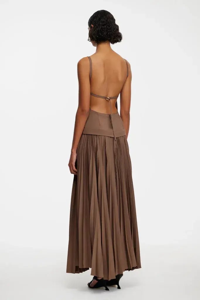 Acler Leasgill Midi Dress in Sepia Size 6 photo 3