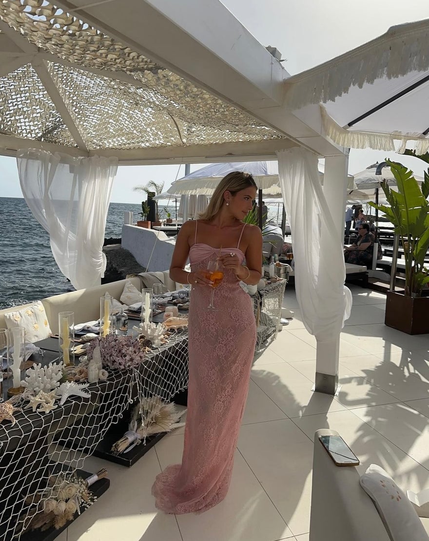 Stolen Studios Swan Slip maxi Dress - Dusty Pink photo 2