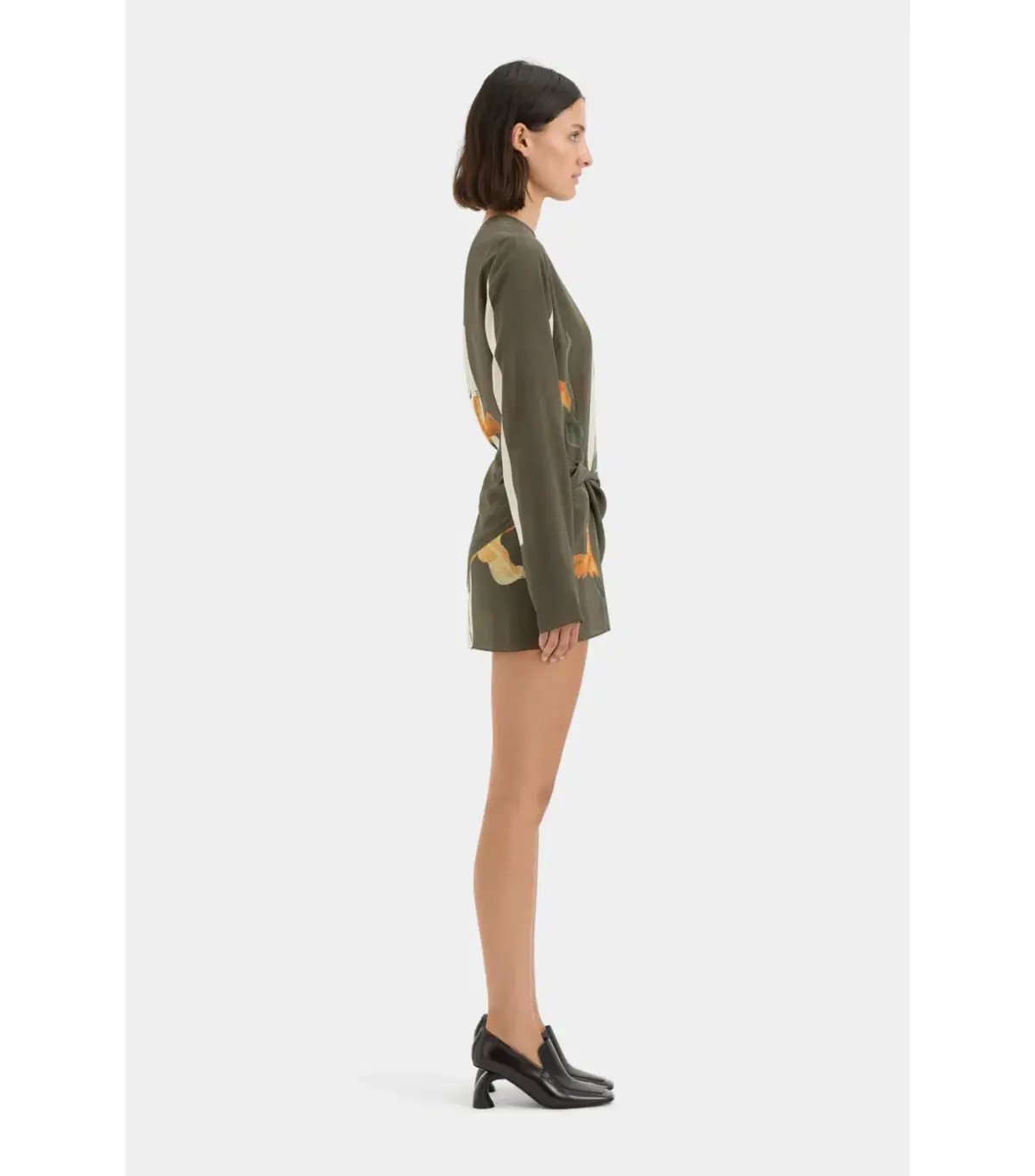 Sir the Label Constance Twist Mini Dress Iris Floral Size 2 / AU 10 photo 3