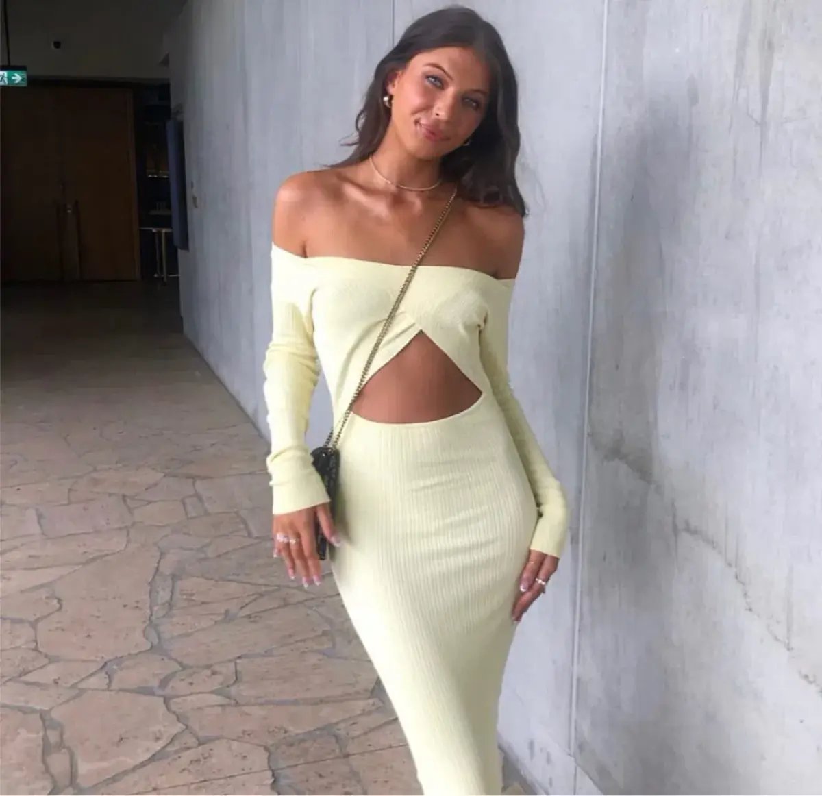 Sir The Label Kelvin Dress Lemon Yellow Size 3 /AU 12 photo 3