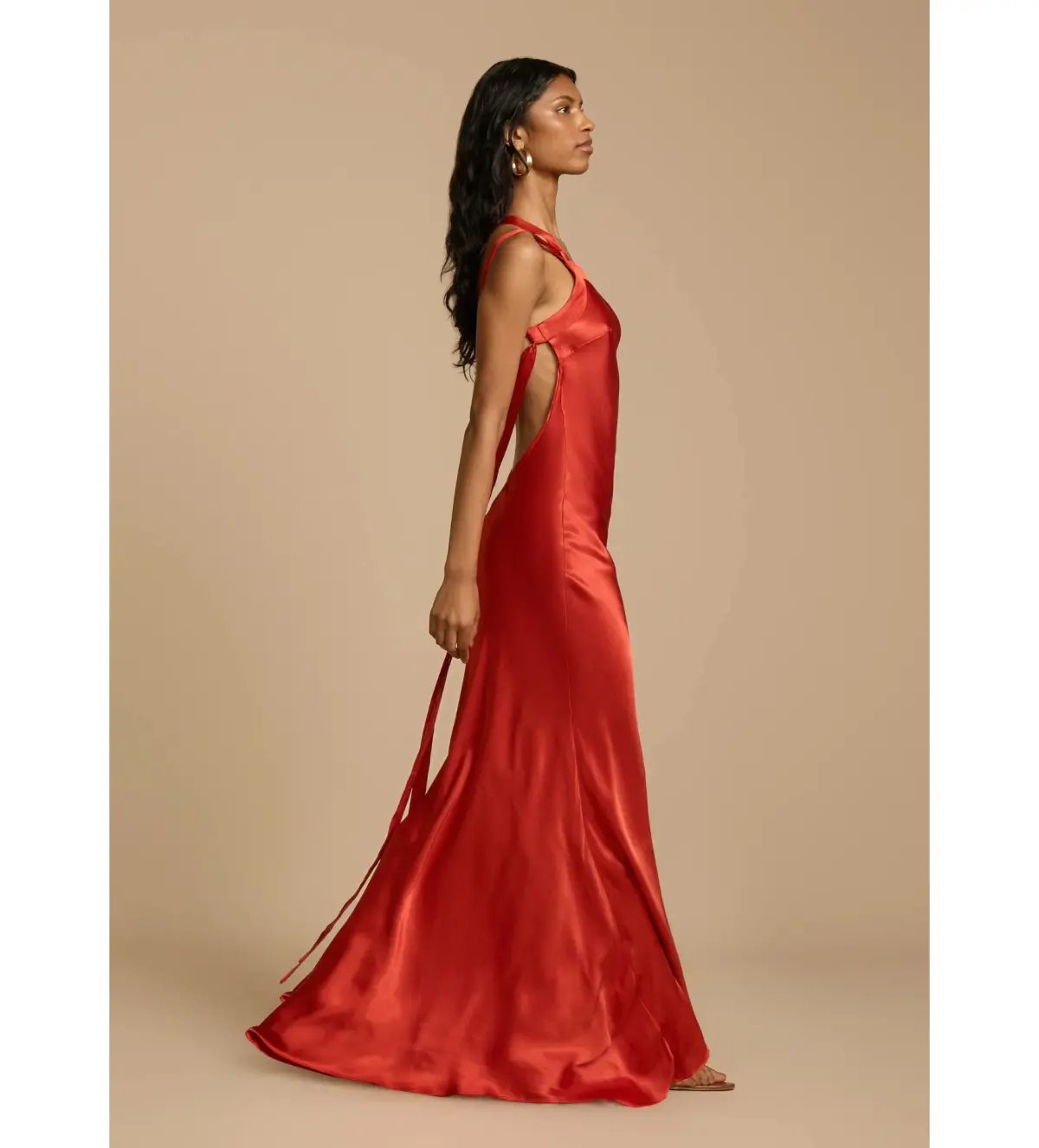 Arcina Ori Monique Maxi Gown Rust Size XS/ AU 6 photo 4
